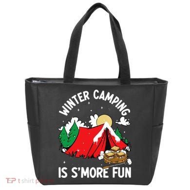Winter Camping Is SMore Fun Smore Lover Campfire Vibes Camp Tote Bag