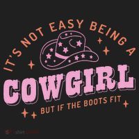 Western Country It's Not Easy Being A Cow Floral Hat Golf Towel thumb 3