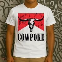 Western Cowpoke IM Just A Cowpoke In The Big Rodeo T-Shirt thumb 3