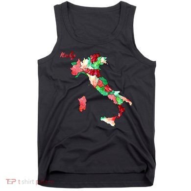 Watercolor Countries Italy Tank Top
