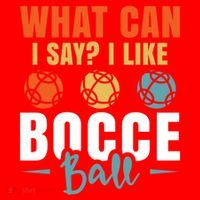 What Can I Say? I Like Bocce Ball Gift Santa Hat thumb 1