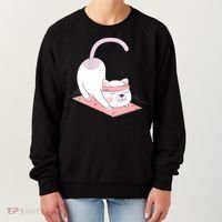 Womens Cat International Yoga Day Women's Sweatshirt thumb 0