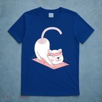 Womens Cat International Yoga Day T-Shirt thumb 5