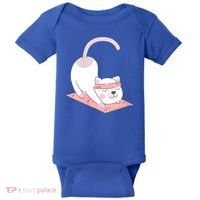 Womens Cat International Yoga Day Baby Bodysuit thumb 0