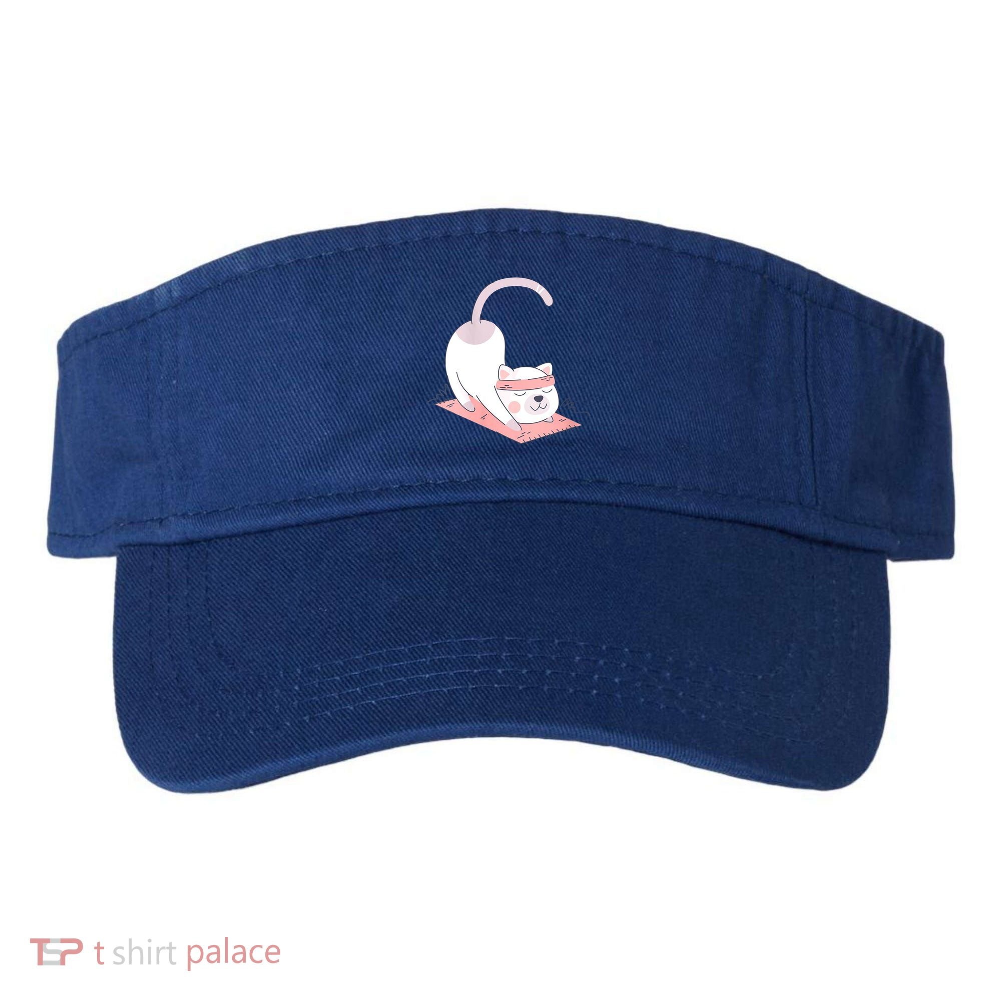 Womens Cat International Yoga Day Visor