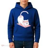 Womens Cat International Yoga Day Kids Hoodie thumb 4