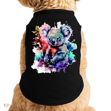 Water Color Koala Doggie Tank