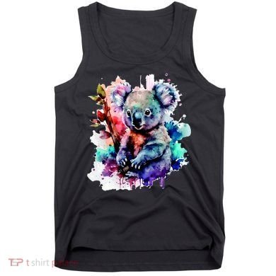 Water Color Koala Tank Top