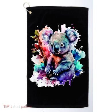 Water Color Koala Golf Towel