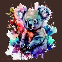 Water Color Koala T-Shirt thumb 7