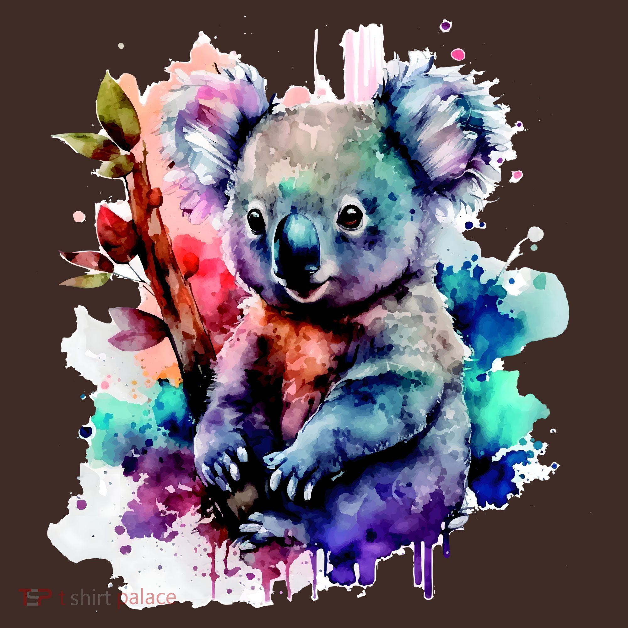 Water Color Koala T-Shirt