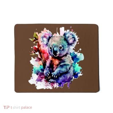 Water Color Koala Mousepad