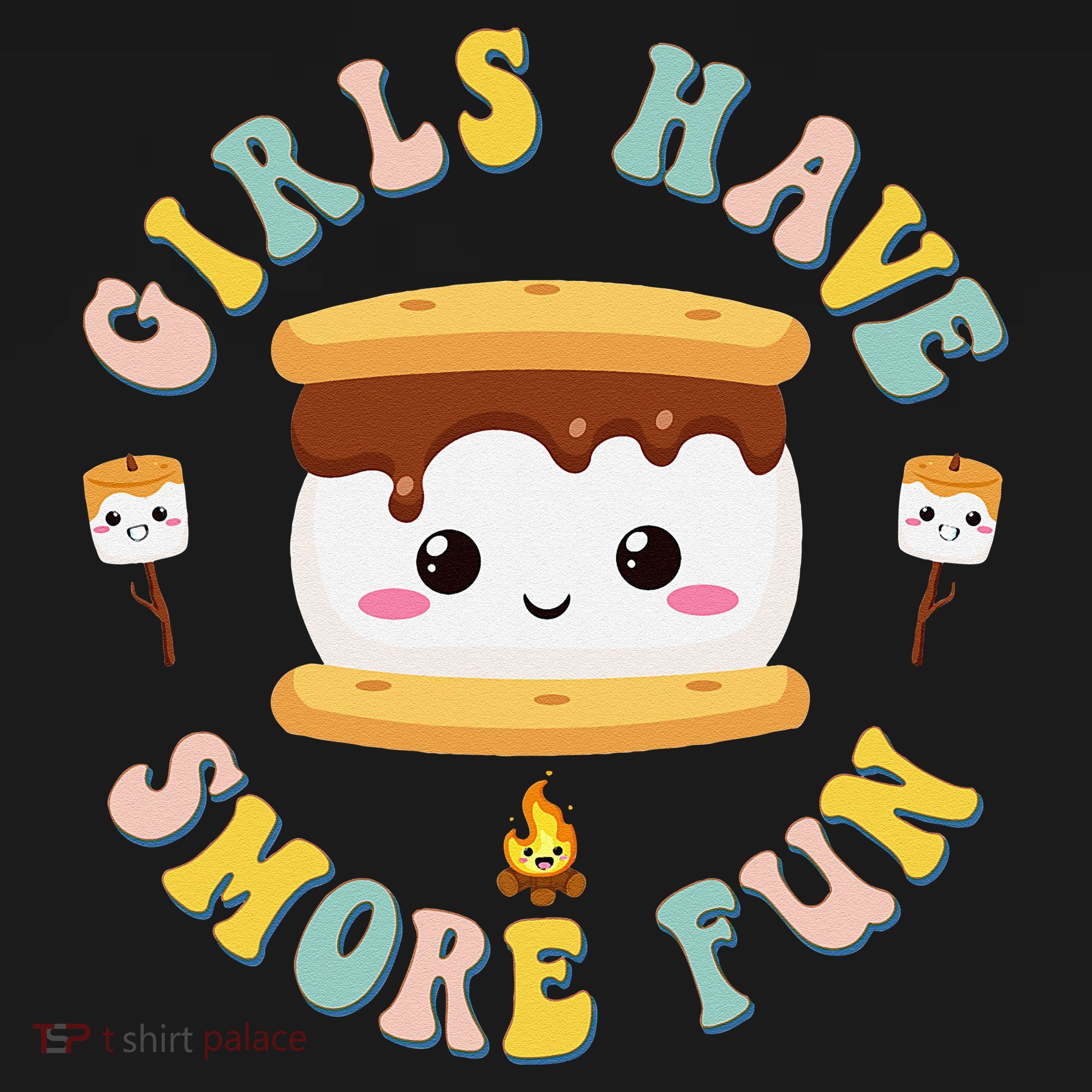 Women Camping Kawaii Smores Have Smore Kids Camping Sweatshirt