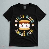 Women Camping Kawaii Smores Have Smore Kids Camping T-Shirt thumb 5