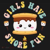 Women Camping Kawaii Smores Have Smore Kids Camping T-Shirt thumb 7