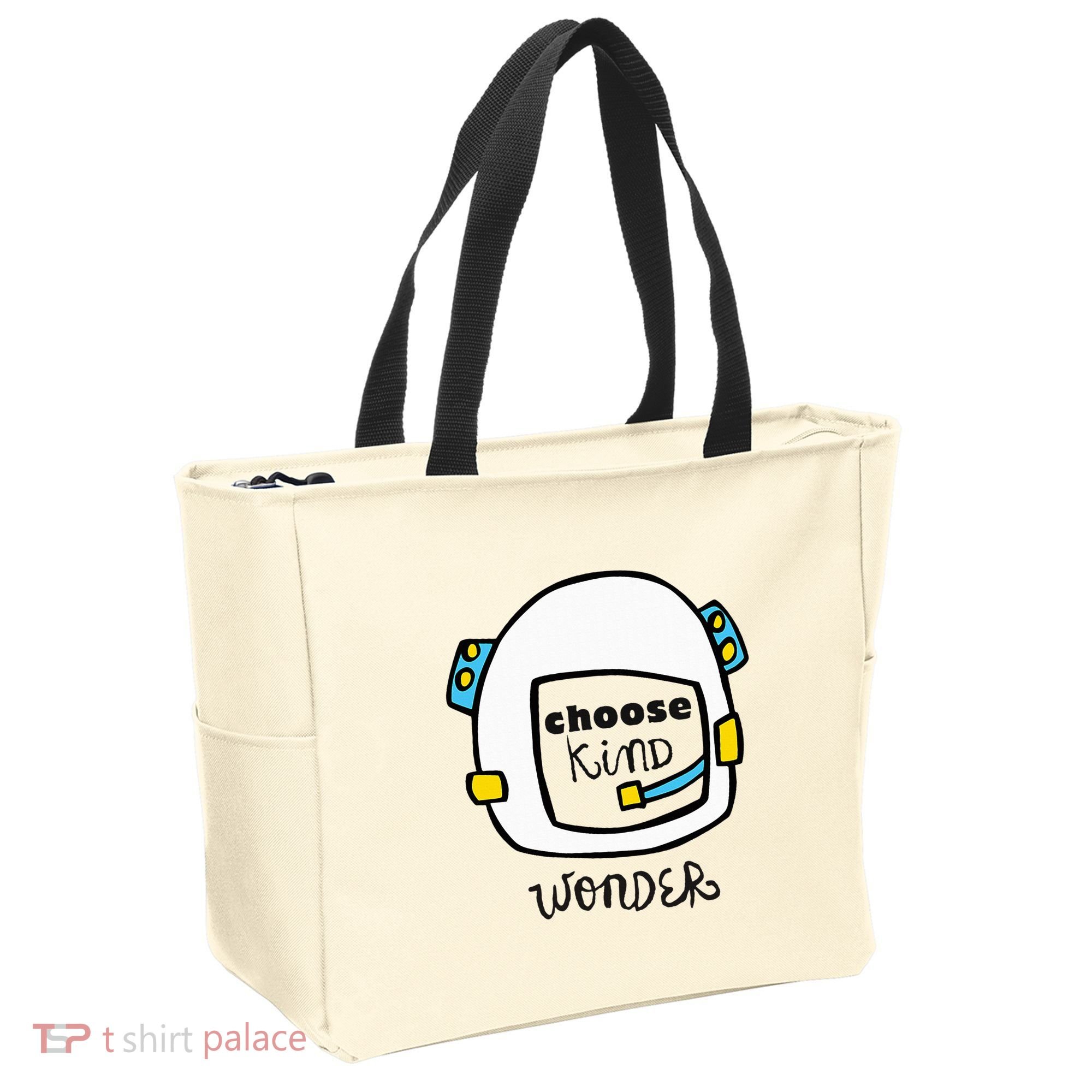 Wonder Choose Kind Auggie Choose Kind Space Helmet Tote Bag