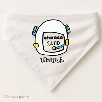 Wonder Choose Kind Auggie Choose Kind Space Helmet USA-Made Doggie Bandana