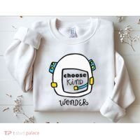 Wonder Choose Kind Auggie Choose Kind Space Helmet Sweatshirt thumb 2