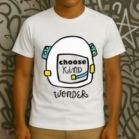 Wonder Choose Kind Auggie Choose Kind Space Helmet T-Shirt thumb 3