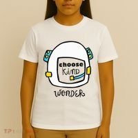 Wonder Choose Kind Auggie Choose Kind Space Helmet T-Shirt thumb 4