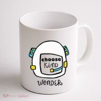 Wonder Choose Kind Auggie Choose Kind Space Helmet Coffee Mug thumb 1