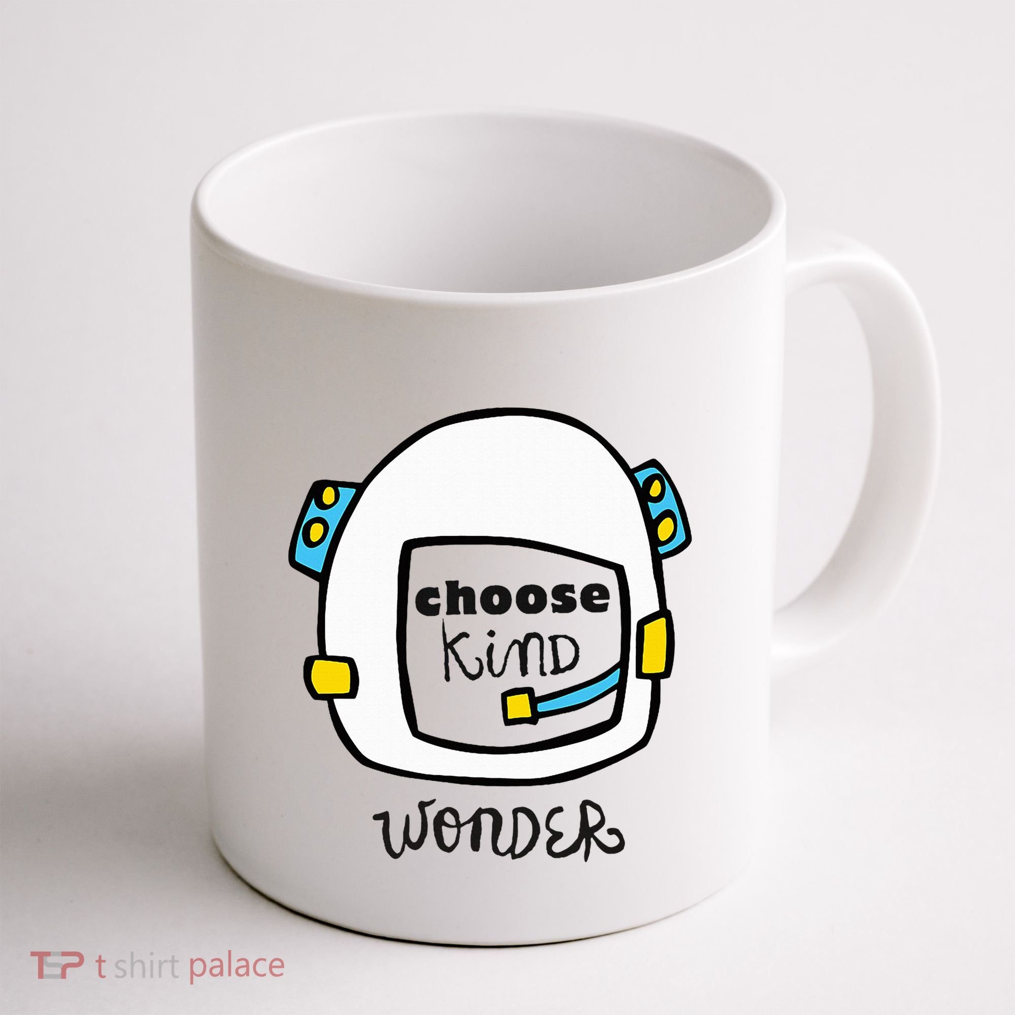 Wonder Choose Kind Auggie Choose Kind Space Helmet Coffee Mug