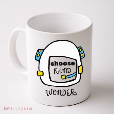 Wonder Choose Kind Auggie Choose Kind Space Helmet Coffee Mug