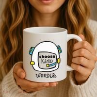 Wonder Choose Kind Auggie Choose Kind Space Helmet Coffee Mug thumb 3