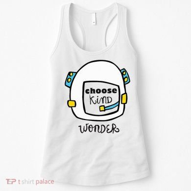 Wonder Choose Kind Auggie Choose Kind Space Helmet Women's Tank Top