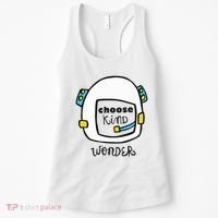 Wonder Choose Kind Auggie Choose Kind Space Helmet Women's Tank Top thumb 0