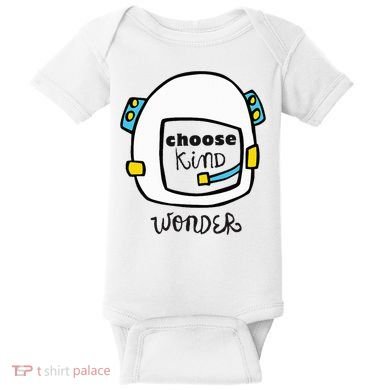 Wonder Choose Kind Auggie Choose Kind Space Helmet Baby Bodysuit
