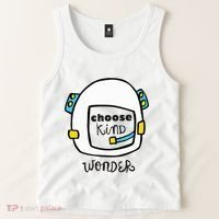 Wonder Choose Kind Auggie Choose Kind Space Helmet Tank Top thumb 2