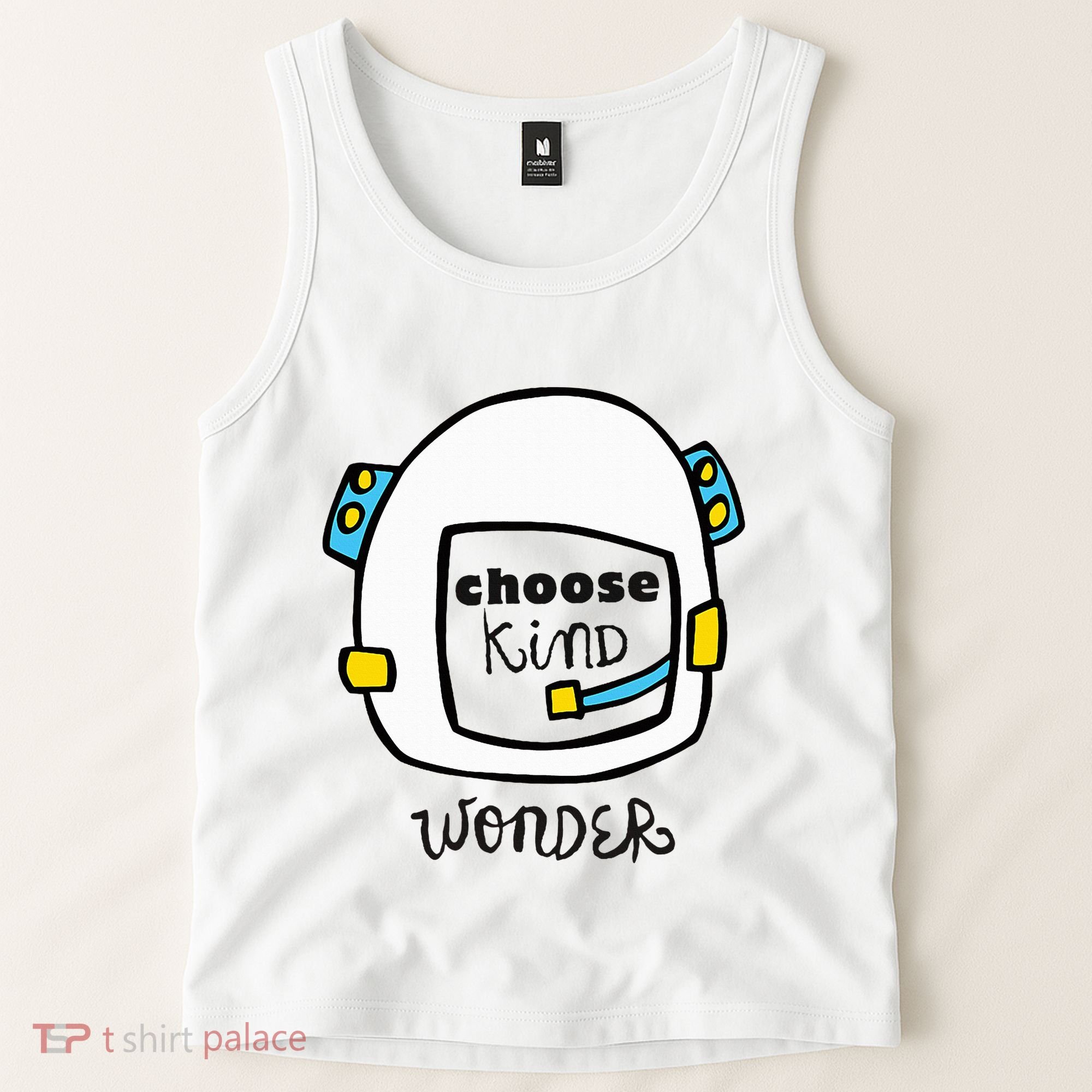Wonder Choose Kind Auggie Choose Kind Space Helmet Tank Top