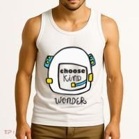Wonder Choose Kind Auggie Choose Kind Space Helmet Tank Top thumb 3