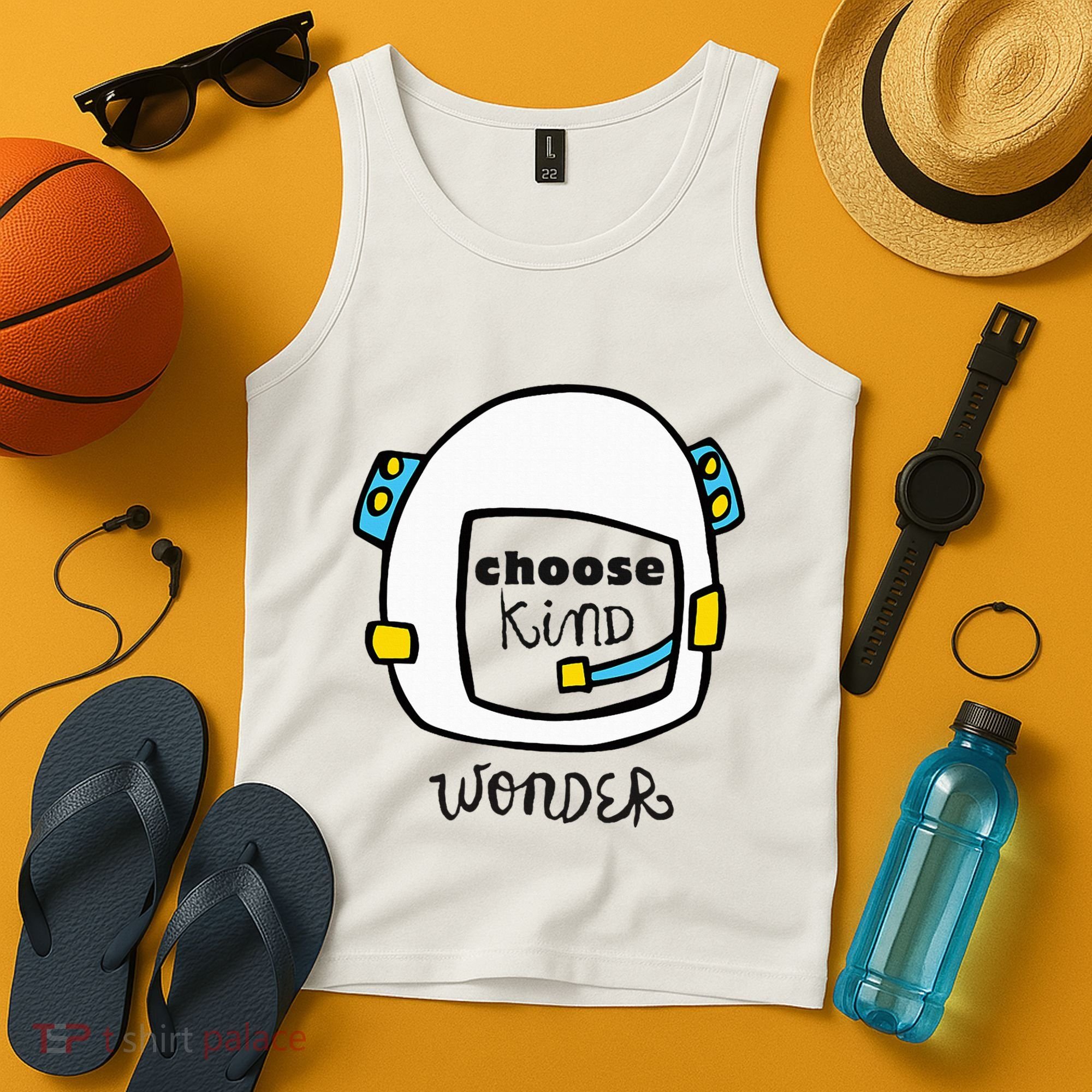 Wonder Choose Kind Auggie Choose Kind Space Helmet Tank Top
