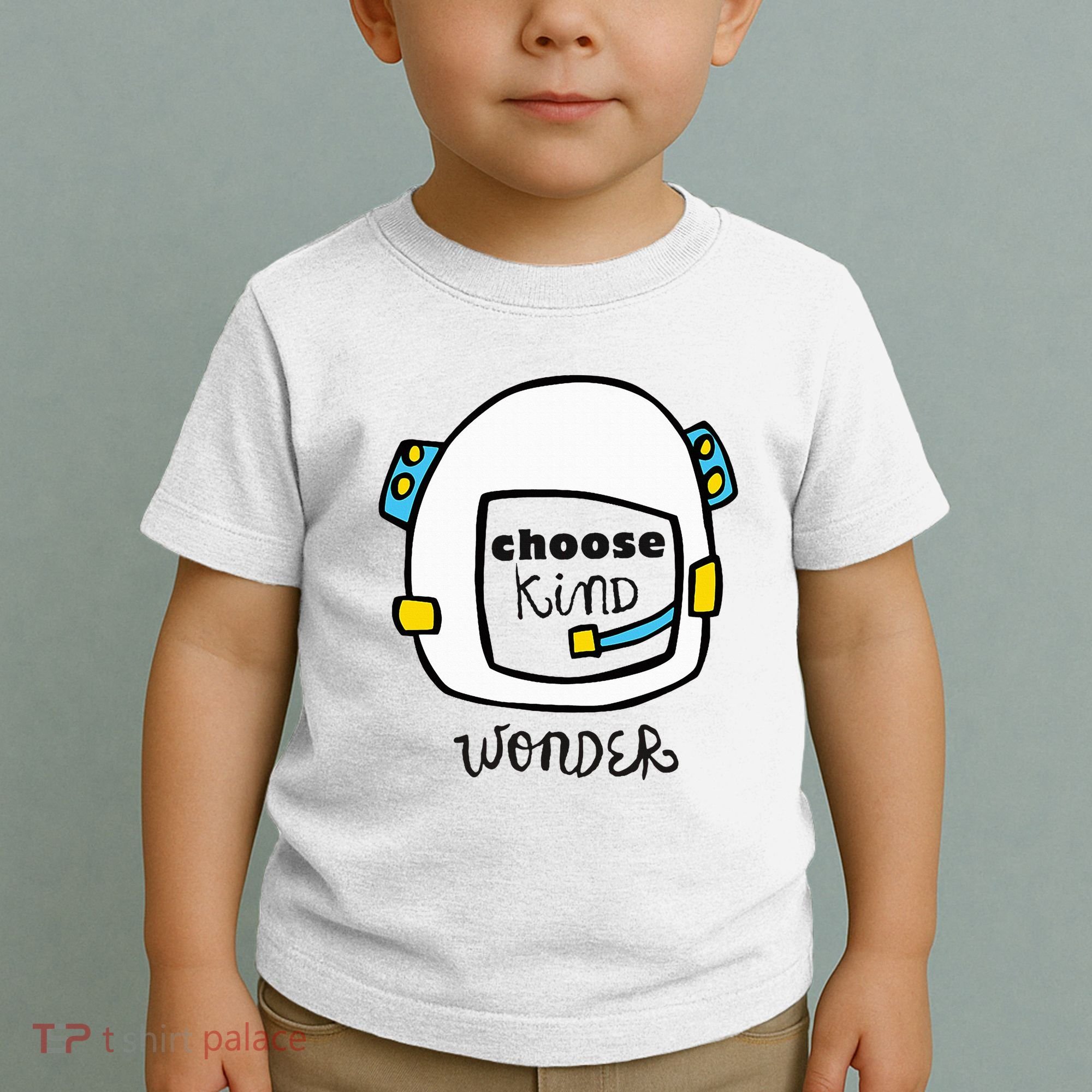 Wonder Choose Kind Auggie Choose Kind Space Helmet Toddler T-Shirt
