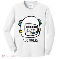 Wonder Choose Kind Auggie Choose Kind Space Helmet Kids Long Sleeve Shirt thumb 0
