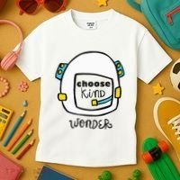 Wonder Choose Kind Auggie Choose Kind Space Helmet Kids T-Shirt thumb 3