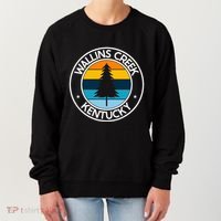 Wallins Creek Kentucky Ky Usa City Pride Tree Sunset Women's Sweatshirt thumb 0