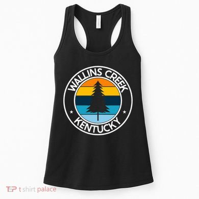 Wallins Creek Kentucky Ky Usa City Pride Tree Sunset Women's Tank Top