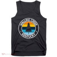 Wallins Creek Kentucky Ky Usa City Pride Tree Sunset Tank Top thumb 0