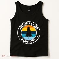 Wallins Creek Kentucky Ky Usa City Pride Tree Sunset Tank Top thumb 2