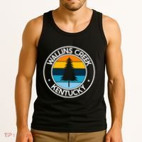 Wallins Creek Kentucky Ky Usa City Pride Tree Sunset Tank Top thumb 3