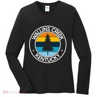 Wallins Creek Kentucky Ky Usa City Pride Tree Sunset Women's Long Sleeve Shirt thumb 0