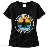 Wallins Creek Kentucky Ky Usa City Pride Tree Sunset Women's T-Shirt thumb 0