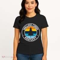 Wallins Creek Kentucky Ky Usa City Pride Tree Sunset Women's T-Shirt thumb 4
