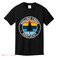 Wallins Creek Kentucky Ky Usa City Pride Tree Sunset Kids T-Shirt thumb 0