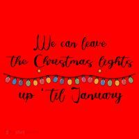 We Can Leave The Christmas Lights Until January Lovers Santa Hat thumb 1