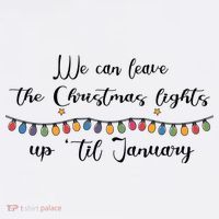 We Can Leave The Christmas Lights Until January Lovers Beanie thumb 2