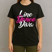 Western Country Line Dancing Diva Women Line Dance T-Shirt thumb 4
